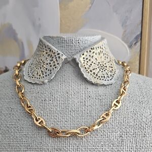 Elegant 18k Gold Plated Chain Necklace